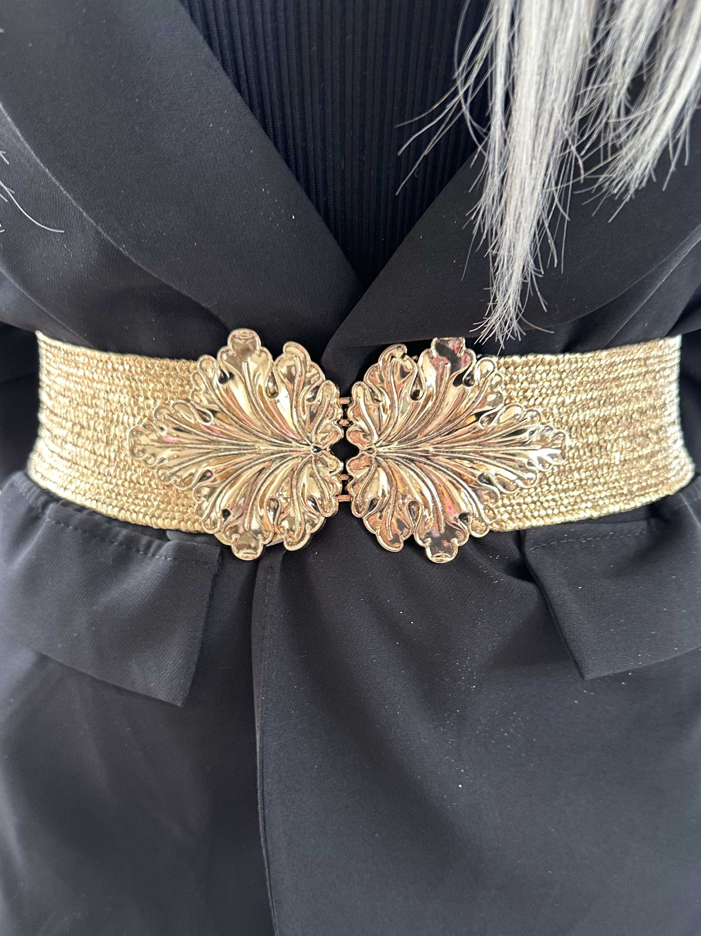 Rima - Elastiskt midjebälte med flätat spänne